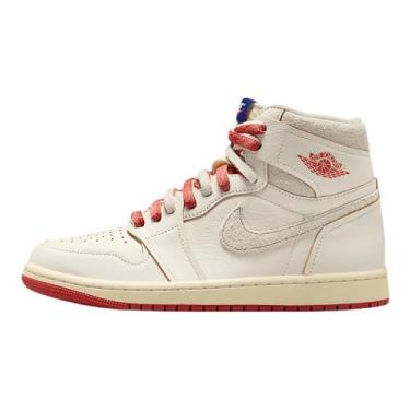 Imagem de Tênis feminino Air Jordan 1 High OG Rare Air (DB4612-100, Sail/Light Bone/Cinnabar), Sail/Cinnabar-Light Bone, 36