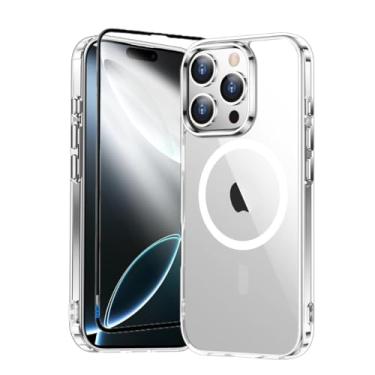 Imagem de Capa Capinha Case Magnética Carregamento por Indução E Película de Vidro 3d Para iPhone (iPhone 16 Pro)