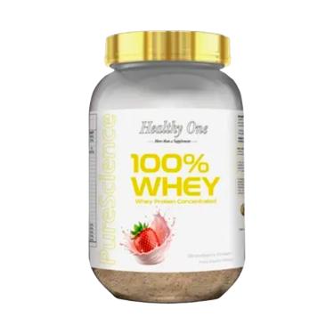 Imagem de Whey Protein 100% Whey 900g Morango Healthy One