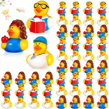 Imagem de Lembrancinhas de festa com tema Rubber Ducks Deekin, 5 cm, 24 peças