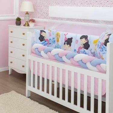 Imagem de Kit Berço Baby Dream 10 Peças Super Aconchegante e Charmoso SUBLIMADO 