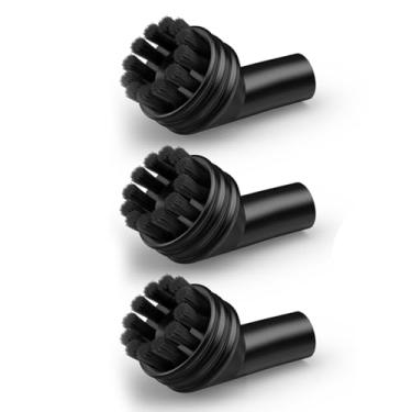 Imagem de VeRosky WHL-618 Acessórios de limpeza a vapor portátil - escova de nylon, pacote com 3