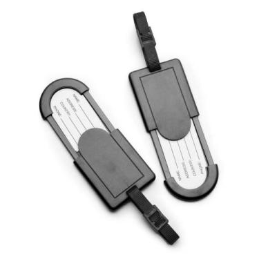 Imagem de Etiqueta Retratil para Bagagem Preto - Bagaggio, U