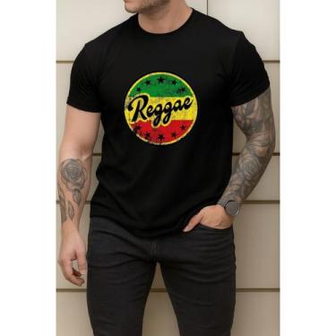 Imagem de Camiseta Estampada Premium Reggae Musica Algodão Estilosa - Versitz, P