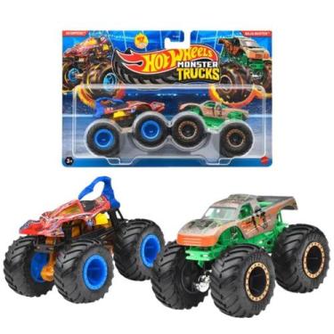 Imagem de Hot Wheels Monster Trucks Surpresa Kit Com 2 Carrinhos FYJ64