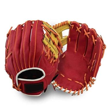 Imagem de Luva de beisebol homens treino de beisebol crianças prática de beisebol Catcher prática de softball luva de beisebol ajustável e confortável (cor: 12 polegadas)