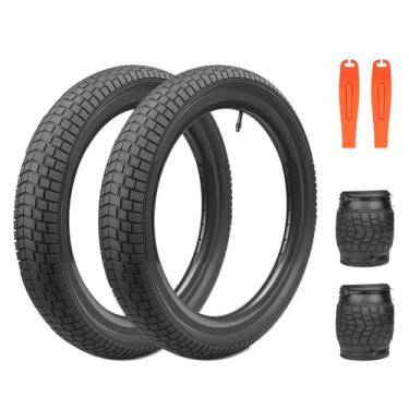 Imagem de BALINGE Pneus de Bicicleta 16" x 2.125" BMX Crianças Pretos (2 Pneus)