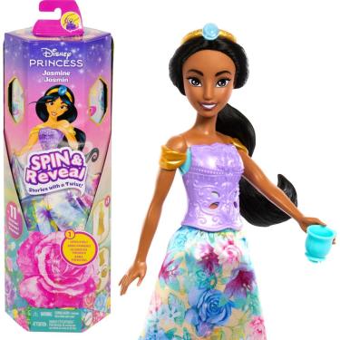 Imagem de Boneca fashion Mattel Disney Princess Jasmine com 11 surpresas