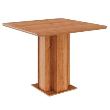 Imagem de Mesa de Jantar 100% Mdf Sophia 95x95 Tampo Em MDF Cinamomo - CIMOL MOV