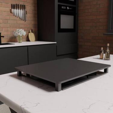Imagem de Tampa para Cooktop Brastemp 2 Bocas BDJ31AE 29 x 51 cm Preto Laca - Fo
