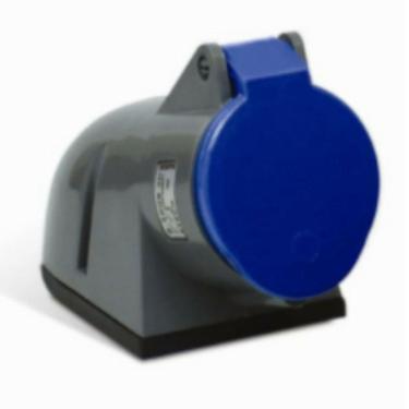 Imagem de Tomada De Sobrepor 3p+t 32a 200-240v - S4209 - Steck Tom Sobrep.3p+t32a 220-240v Az 9h S-4209 Steck