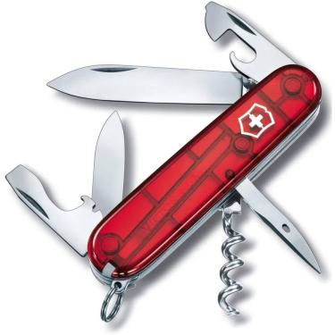 Imagem de Canivete Suíço Victorinox Ref:1.3603.t Spartan Red Translúcido 12 Funções