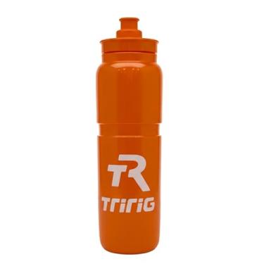 Imagem de TRIRIG Garrafas de água TR para ciclismo laranja de 947 ml com tampa Watergate para acesso fácil e à prova de vazamento - serve para gaiolas de bicicleta padrão para bicicletas de triatlo, academia e