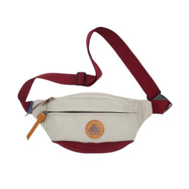 Imagem de Bolsa de peito casual, multifuncional, grande capacidade, esportiva, moderna, transversal, cinza