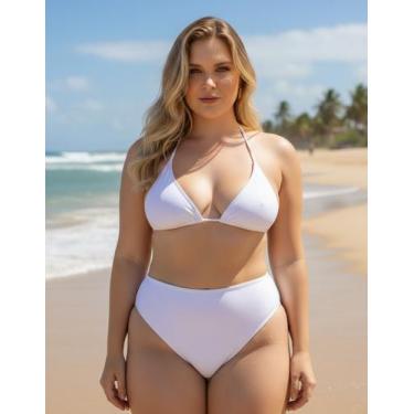 Imagem de Biquíni Cortininha Borboleta Calcinha Cintura Alta Conforto - SUSSURRO