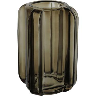 Imagem de Vaso Decorativo Enfeite Planta Home&co Vidro 20x11cm Marrom