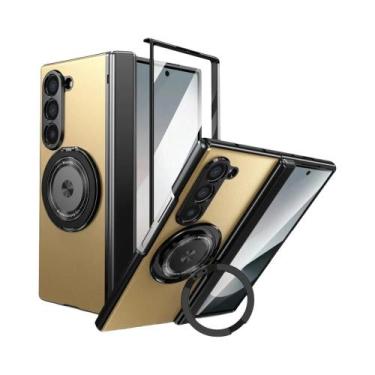 Imagem de Capa Magnética Rotativa Para Samsung Galaxy Z Fold 7 6 5 4 3 Com Supor