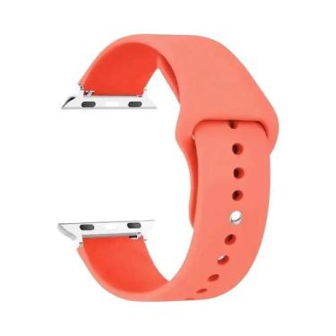 Imagem de Pulseira De Silicone Para Apple Watch 44mm 45mm 40mm 41mm 42-38mm, Bra