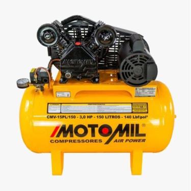 Imagem de Compressor de Ar Air Power 15 Pés 150L 3HP Bivolt MOTOMIL-CMV-15PL/150