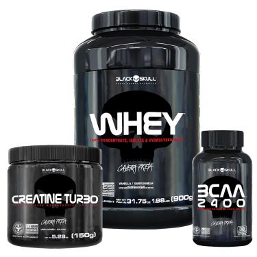Imagem de KIT WHEY + BCAA + CREATINA