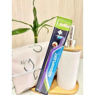Imagem de Escova Dental ImplantCare + Necessaire RV Dente — Ideal para Implantes, Próteses Fixas e Aparelhos Ortodônticos