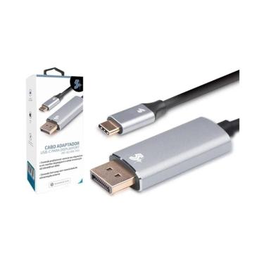 Imagem de Cabo Conversor USB-C para DisplayPort - 1,8 metros - ATC-02