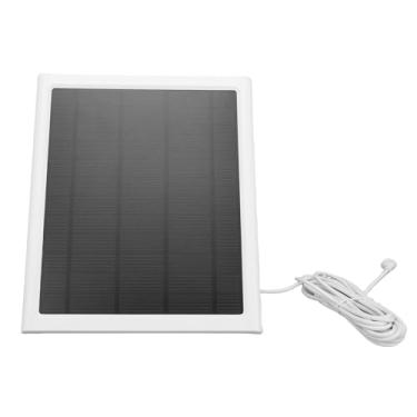 Imagem de Fockety Painéis Solares para Câmera de Segurança, Painel Solar de Câmera de 15 W Carregador de Painel Solar Flexível Ajustável de 360 ​​graus Carregador de Energia Solar Com Cabo de 9,8 (2PCS)