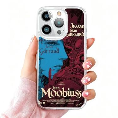 Imagem de DSJIFGEW Design de capa transparente padrão para iPhone 16 Pro Max | Antiamarelamento, parte traseira rígida, proteção contra quedas de nível militar, suporta carregamento sem fio