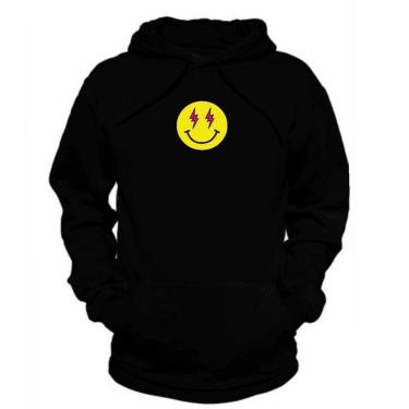 Imagem de Blusa De Frio Estampada Moletom Fechado Bolos Canguru Capuz Masculina-Masculino