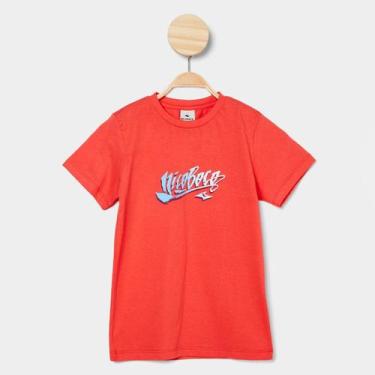 Imagem de Camiseta Infantil Nicoboco Básica Menino, Rosa, 6A