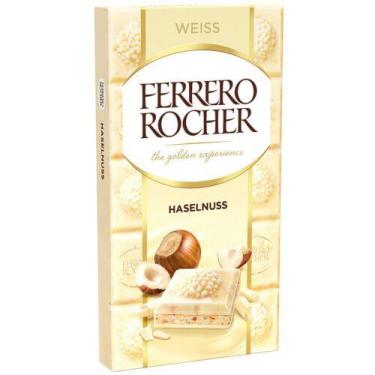 Imagem de Chocolate Branco FERRERO ROCHER Sabor Avelã 90G - RAFFAELLO