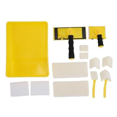 Imagem de VBESTLIFE Kit de Ferramentas para Afiação de Pintura, 12 Peças Com Acabamento, Pintor de Parede de Canto e Teto, Alça de Rotação de 360°, Aparador de Aparador de Pintura Com Almofadas de