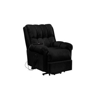Imagem de Poltrona Reclinável Motorizada P- Sala Texas Fantastic Zero Wall C- Lift Courano Preto - Probel