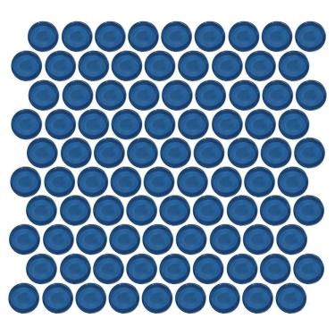 Imagem de Pastilha De Vidro Ball Dark Blue 3x3 Placa 30x30cm - 1313060005