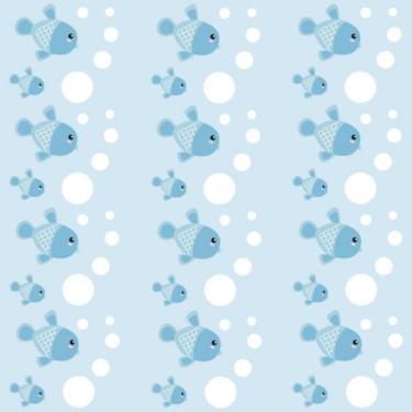 Imagem de Papel De Parede Infantil Peixes