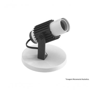 Imagem de Spot Alum Aletado 1 Canopla Branco