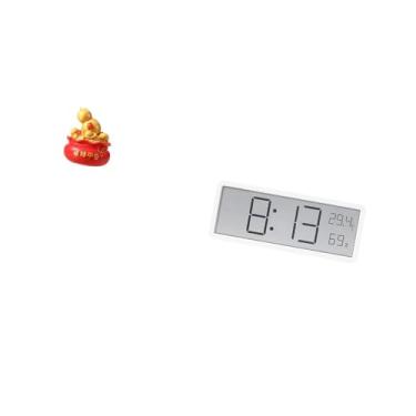 Imagem de Fenteer Ornamento de Bacia de para Festival E Relógio de Parede Digital Multiuso com Grande Visor para Quarto, Escritório E Presente de Inauguração de