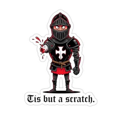 Imagem de Tis but a Scratch Sticker, adesivo engraçado, decalques de vinil à prova d'água de 12,7 cm para laptops, carros, capacete, cola em qualquer superfície