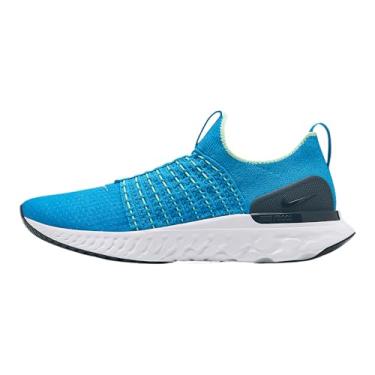 Imagem de Nike Tênis de corrida masculino React Phantom Run Flyknit 2 (CJ0277-402, azul órbita/verde vapor/oceano profundo/órbita azul), órbita azul/verde vapor/oceano profundo/órbita azul, 8