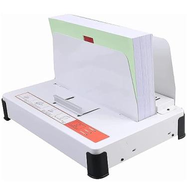 Imagem de HYUIO Máquina de encadernação térmica para A4, fichário elétrico de 1 55 mm de espessura, para licitações, contratos de apólice de seguro, relatórios, ideal para uso no escritório
