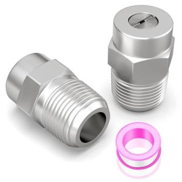 Imagem de Bicos de pulverização Valve MEANLIN 25 1/4" NPT macho 4000 PSI, pacote