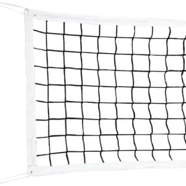Imagem de Rede de volei portátil 9,5x1m, 4 correias + bolsa de polietileno resistente