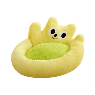 Imagem de Generic Cama para gato, casinha de cachorro, canil, para animais de estimação, sofá confortável, desenho animado, sofá para cães, sofá para animais de, Amarelo, L