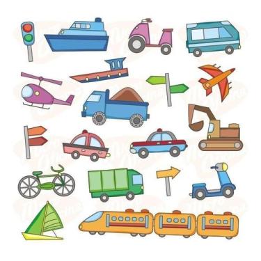 Imagem de Adesivo De Parede Decorativo Infantil Quarto Carrinho Barco - Micro Of