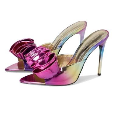Imagem de Steve Madden Sandália feminina de salto Affinity, Metal Multi, 40