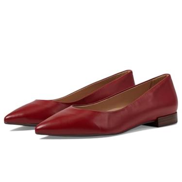 Imagem de Sapatilha feminina de couro legítimo confortável com bico fino, Campari Napa Soft, 35