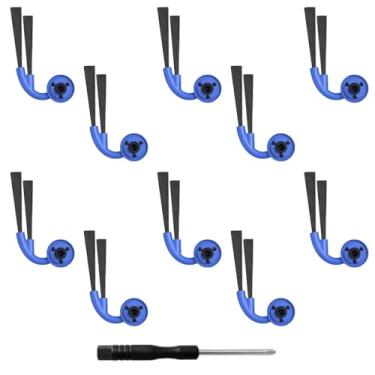 Imagem de 10 peças de escova lateral para aspirador de pó robô Ecovacs Deebot X9 Pro Omni/X9 Pro, para acessórios de limpeza de bordas de canto da série Omni