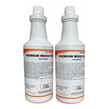 Imagem de Kit C/2 Lustra Móveis Premium Wood Polish 1lt Spartan