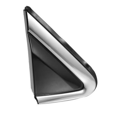 Imagem de A ABSOPRO Espelho de porta dianteira direita canto para-lama capa triângulo guarnição no.96318-5BC0A painel de acabamento triângulo retrovisor para Nissan Murano 2015-2018 plástico preto