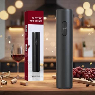 Imagem de Abridor Vinho Saca Rolha Elétrico Automático Elétrico Pilha MI-5139